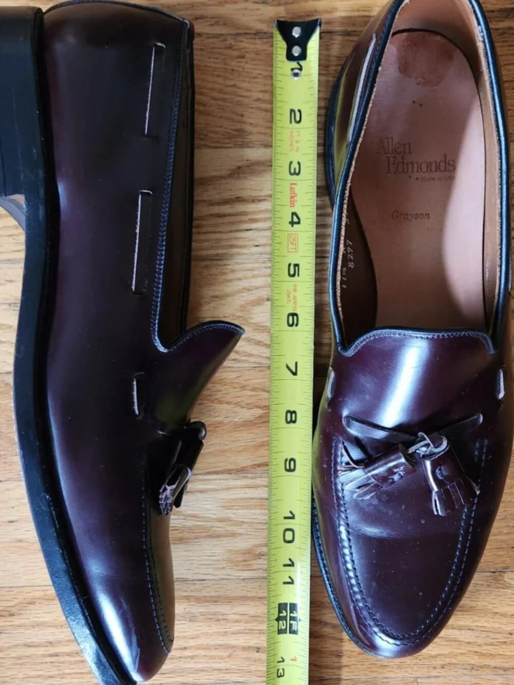 Allen Edmonds Leather Loafer with tassel  11 1/2